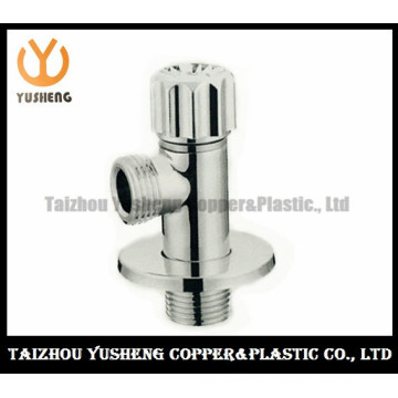 Brass Chrome Plated Angle Valve with Ceramics Valve Plug (YS2015)